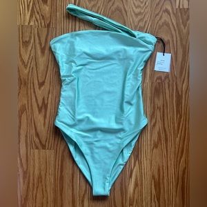NWT Jade Swim Halo One piece in Seafoam, Size Small